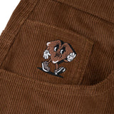 Loviah 'Trooper' Baggy Corduroy Shorts - Brown