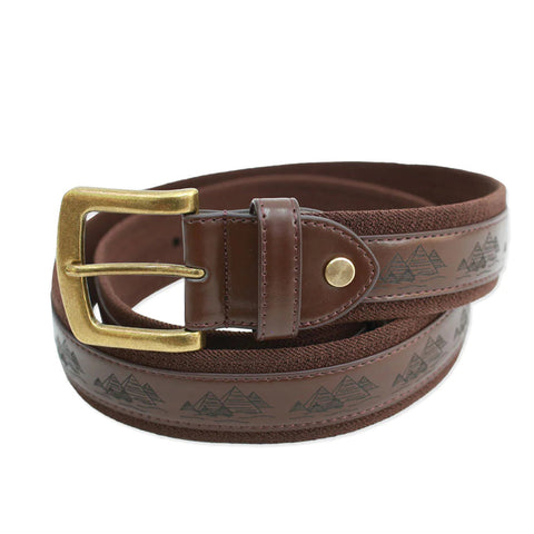 Theories Skateboards 'As Above' Belt - Brown (Vegan Leather)