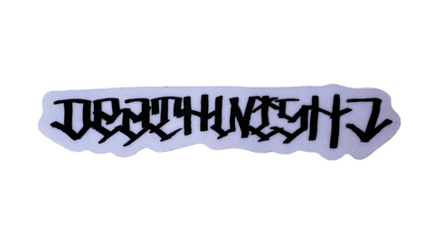 Deathwish 'Old Drawing' Sticker - Black