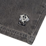 Loviah 'Jhorts' Denim Baggy Shorts - Grey Stonewash