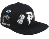 Primitive 'Signs' Snapback Cap - Black