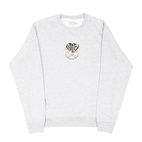 Frosted 'Starcult Graphic' Crewneck - Ash Grey