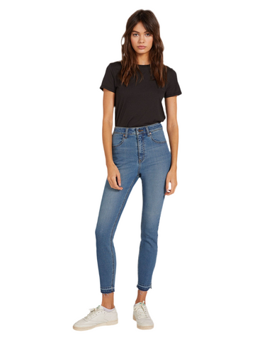 Volcom 'Liberator' High Rise Jeans - Camper Blue
