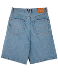 Vans 'Check 5 Baggy' Shorts - Stonewash Blue (Women)