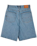 Vans 'Check 5 Baggy' Shorts - Stonewash Blue (Women)