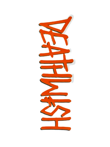 Deathwish 'OG Logo' Sticker - Orange