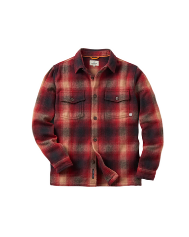 Vans 'Krug Ls Woven' Shirts  - Red