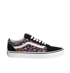 Vans 'Old Skool' Shoes - Floral Black/White