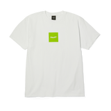 HUF '89 Box Logo' Tee - White/Lime Green