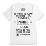 Primitive x Outkast 'Stripes' Tee - White