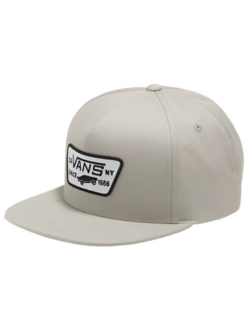 Vans 'Full Patch' Snapback Cap - London Fog Grey