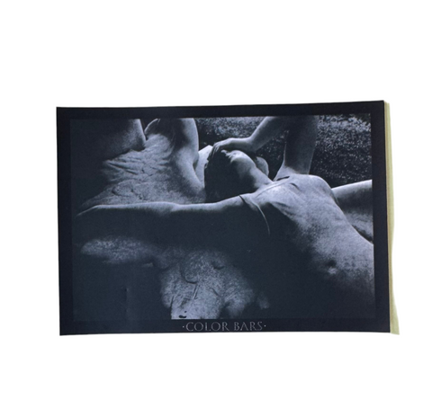 Color Bars 'Fallen Angel' Sticker - Black