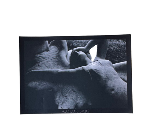 Color Bars 'Fallen Angel' Sticker - Black