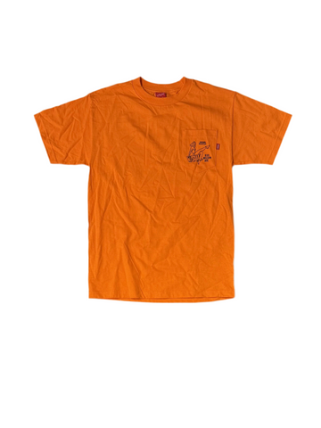 V/SUAL 'Night Show' Pocket Tee - Orange