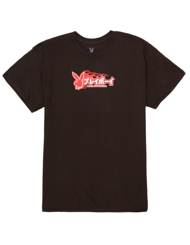 Color Bars X Playboy 'Livery' Tee - Brown