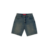 Loviah 'Jhorts' Denim Baggy Shorts - Pine Enzyme Wash