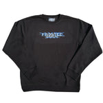 Frosted 'Infinity Blue' Sweatshirt - Black