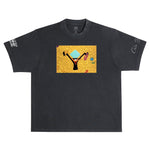 Color Bars x Looney Tunes 'Riches Boxy Fit' Tee - Black