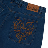 Loviah '1990 Spiderman' Baggy 5 Pocket Denim Pants - Indigo
