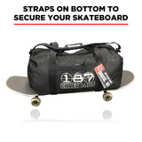 187 Killer Pads Skateboard Mesh Duffle Bag - Black