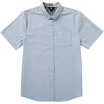 Volcom 'Everett Oxford' Short Sleeve - Clear Blue