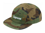 Supreme 'Jacquard Logos' Denim Camp Cap - Woodland Camo
