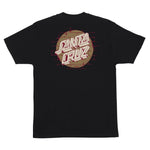 Santa Cruz 'Scrawl Brick Dot' Tee - Black