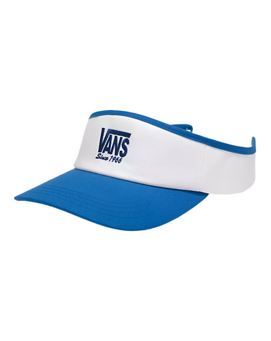 Vans 'Edgeview' Visor - White/Blue