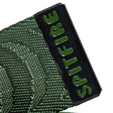 Spitfire 'Bighead Cut Out Jacquard' Web Belt - Olive/Black