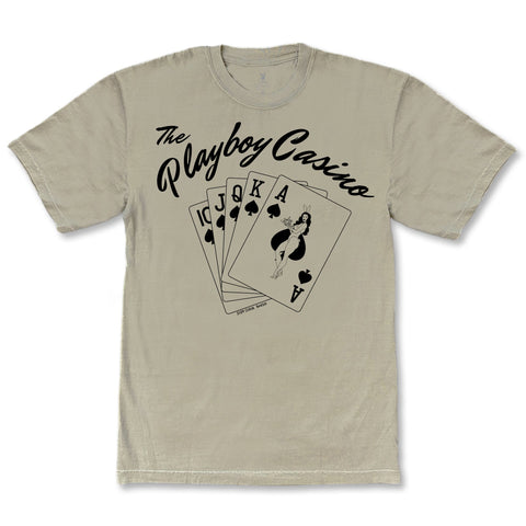 Color Bars X Playboy 'Casino' Tee - Khaki