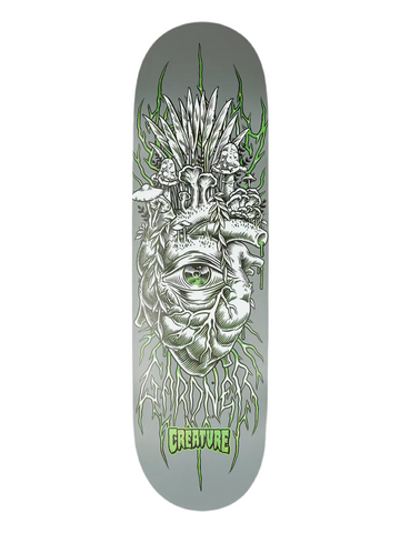 Creature 'VX Gardner Keepsake' Skate Deck - Grey