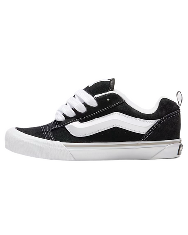 Vans 'Knu Skool' Shoes - Black/True White (Youth)