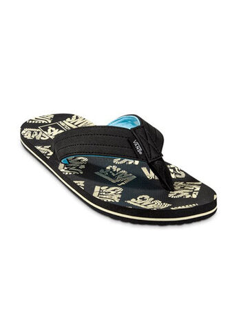 Vans 'T Street Print' Slide - Trippy Grain Black/Black