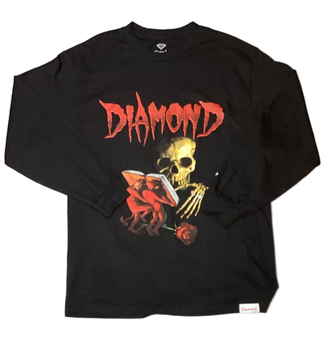 Diamond Supply Co. 'Evil Book' L/S Tee - Black