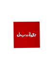 Chocolate 'Big Logo' Sticker - Red