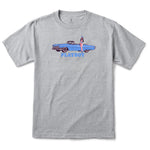 Color Bars X Playboy 'Polera Carshow' Tee - Heather Grey
