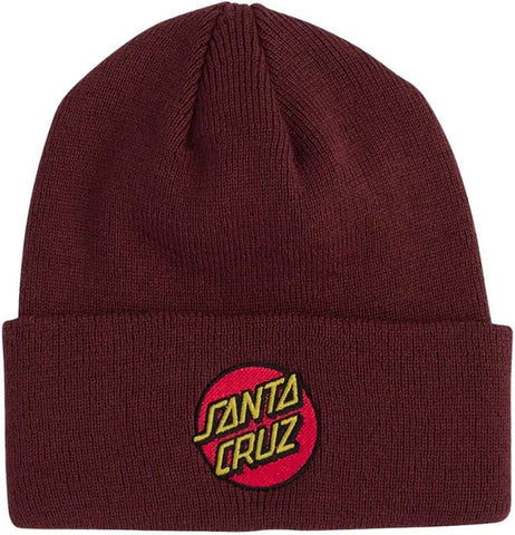 Santa Cruz 'Classic Dot' Beanie - Burgundy