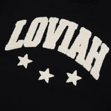 Loviah '3 Star' Crewneck - Black