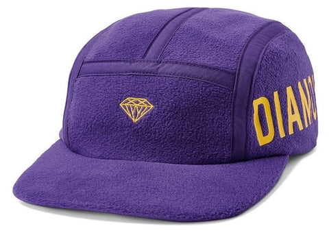 Diamond Supply Co. 'Mini Logo' Polar Snapback Cap - Purple/Yellow