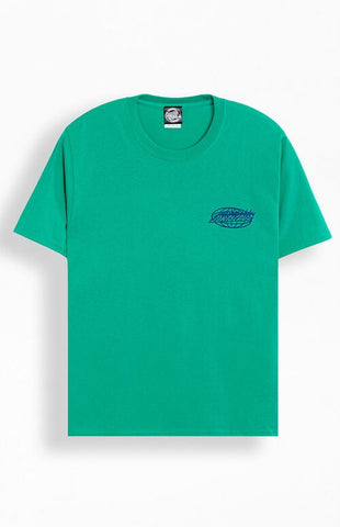 Santa Cruz 'Global Flame' Tee - Green