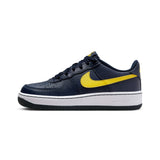 Nike 'Air Force 1' Shoes - Obsidian/Opti Yellow (GS)