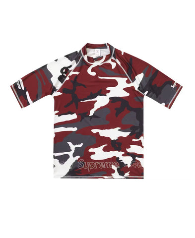 Supreme x Cressi Rash Guard Tee - Red Camo