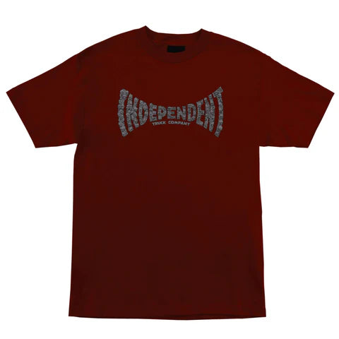 Independent 'Skulls' Tee - Wine