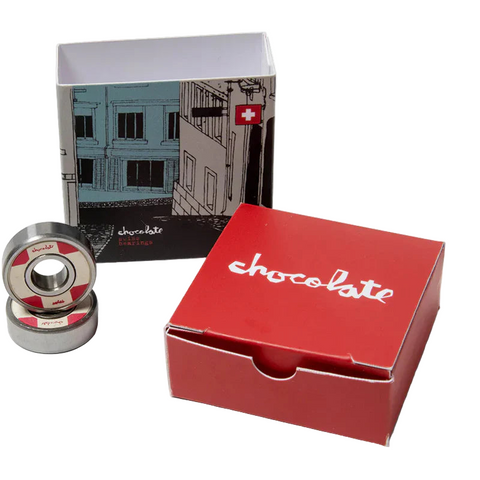 Chocolate 'Swiss' Bearings - Red