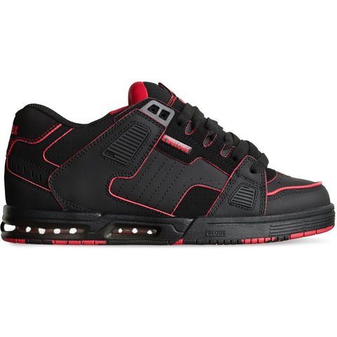 Globe 'Sabre' Shoes - Black/Red/Mosaic