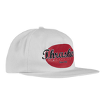 Thrasher 'Oval' 5-Panel Snapback Cap - White