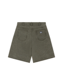 Obey 'Bigwig' Baggy Denim Shorts - Black Olive Wrinkle Wash