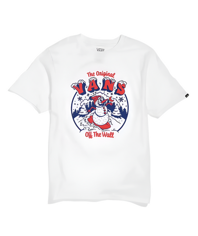 Vans 'Snow Surfing' Tee - White (Kids)
