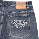 Frosted Skateboards 'Wavy' Baggy Jeans - Chambray