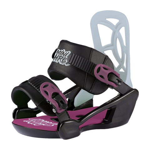 Bataleon 'Mini Shred' Snowboard Bindings - Purple (KIDS)